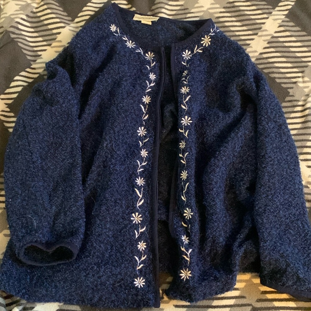 Thin jacket to wear around the house.